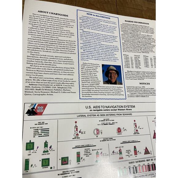 California Coastal Charts Cruising Guide Fishing Scuba Boating Vintage HTF OOP - Picture 2 of 13